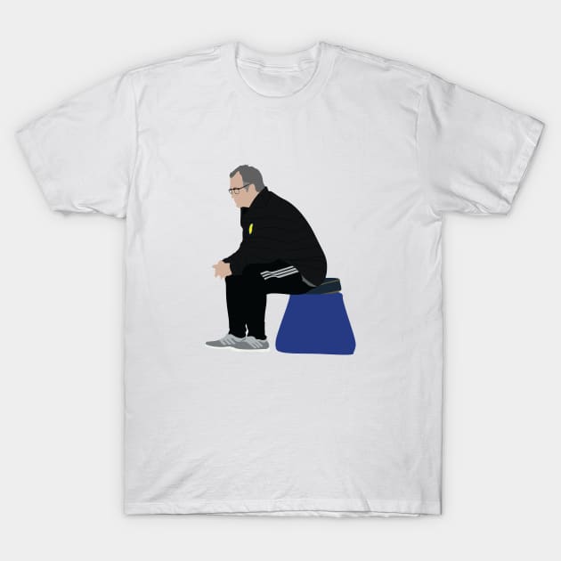 Bielsa Leeds United Manager T-Shirt by Jackshun
